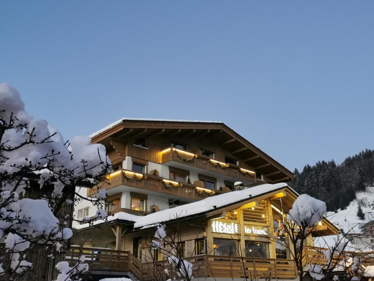 Hotel-Chalet Les Ecureuils Restaurant, Piscine, Garage Le Grand-Bornand Esterno foto